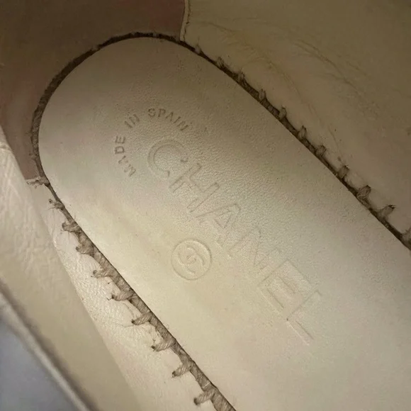 AUTHENTIC CHANEL ESPADRILLES - Picture 2 of 7